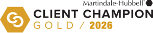 Martindale-Hubbell Gold Client Champion 2026
